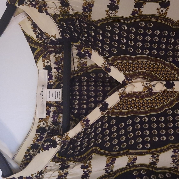 Silk scarf-print blouse - Picture 2 of 5